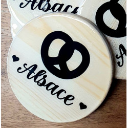 Sous-verres bretzel Alsace