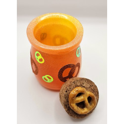 Pot à bouchon bretzel